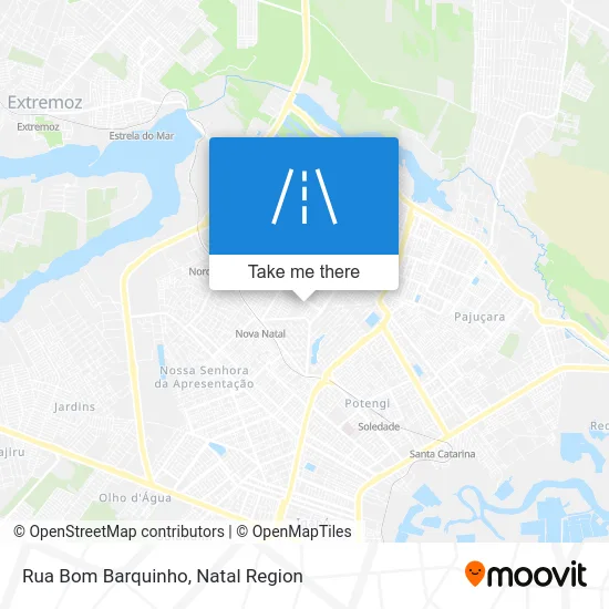 Rua Bom Barquinho map