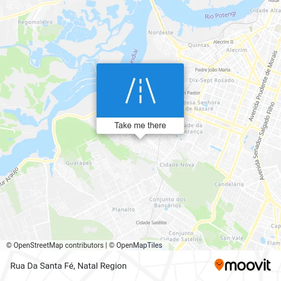 Rua Da Santa Fé map