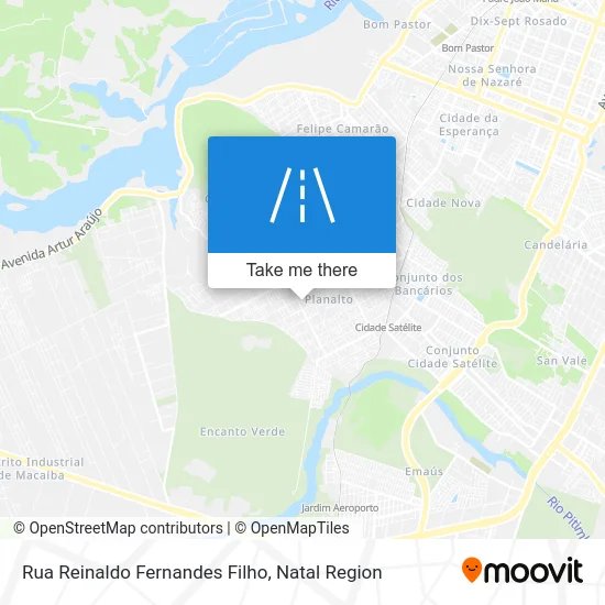 Rua Reinaldo Fernandes Filho map