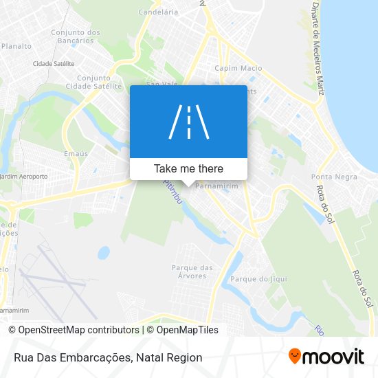 Rua Das Embarcações map