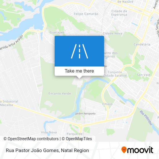 Rua Pastor João Gomes map