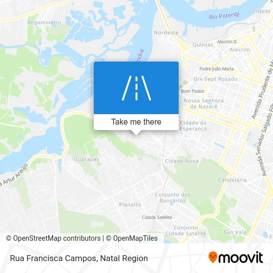 Rua Francisca Campos map