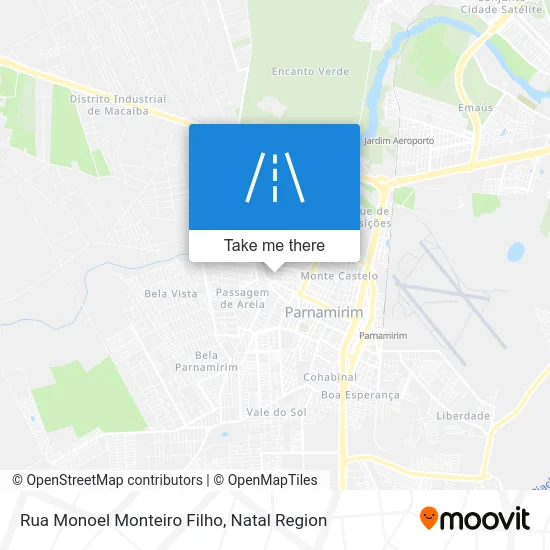 Rua Monoel Monteiro Filho map