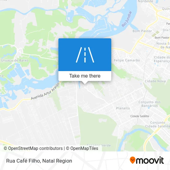 Rua Café Filho map