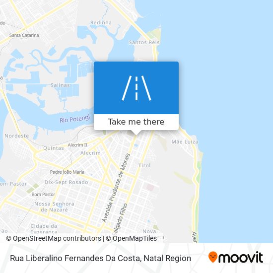 Rua Liberalino Fernandes Da Costa map