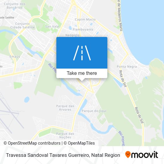 Travessa Sandoval Tavares Guerreiro map