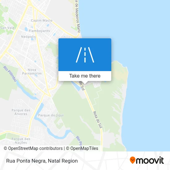 Rua Ponta Negra map