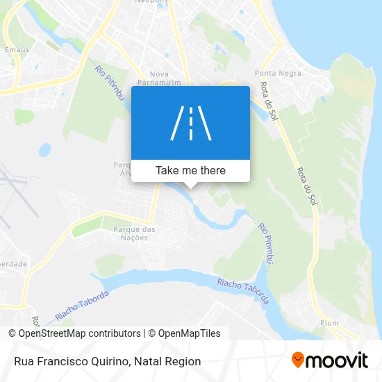 Rua Francisco Quirino map