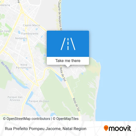 Rua Prefeito Pompeu Jacome map