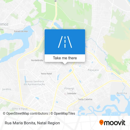 Rua Maria Bonita map