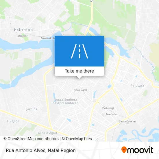 Rua Antonio Alves map