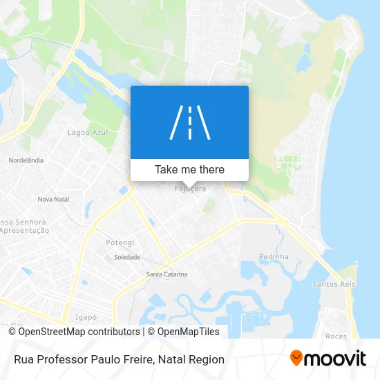 Rua Professor Paulo Freire map