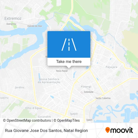 Rua Giovane Jose Dos Santos map