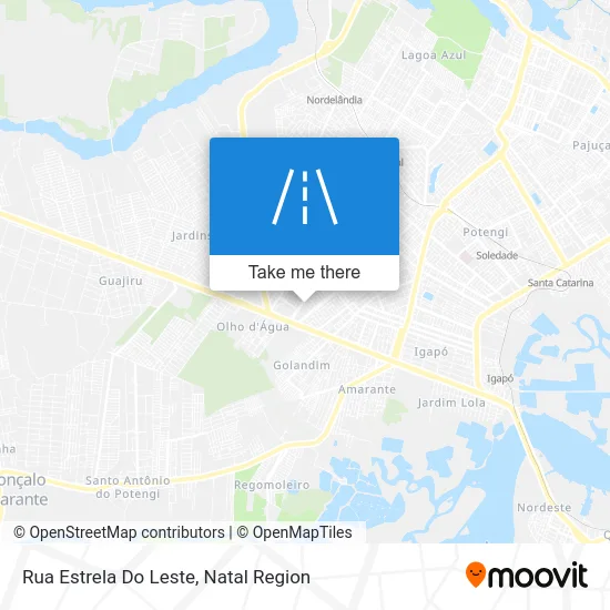 Rua Estrela Do Leste map