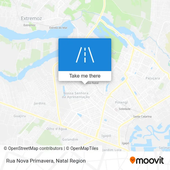 Rua Nova Primavera map