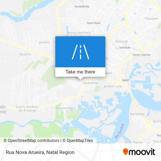 Rua Nova Arueira map