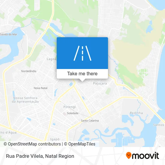 Rua Padre Vilela map