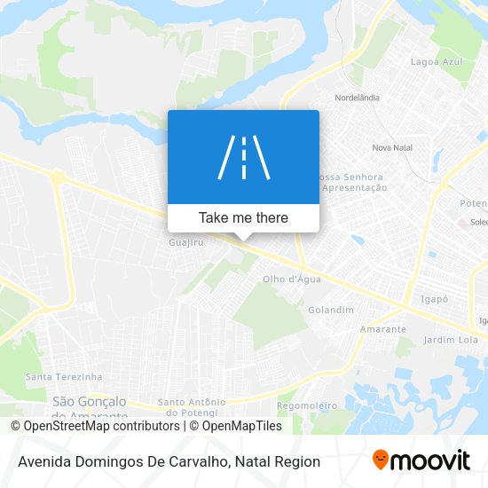 Avenida Domingos De Carvalho map