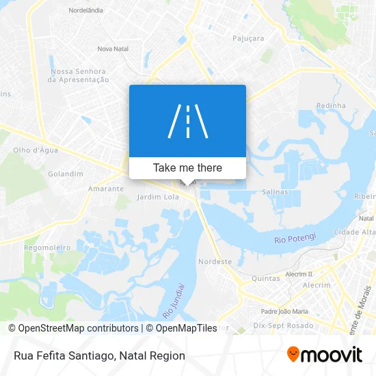Rua Fefita Santiago map