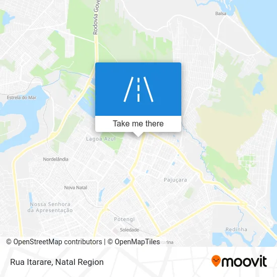 Rua Itarare map