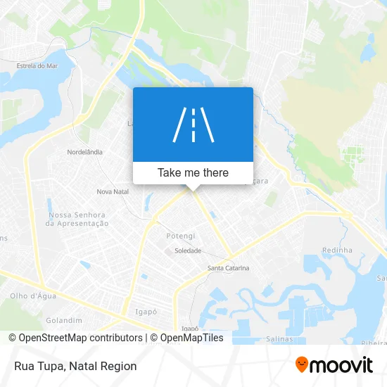 Rua Tupa map