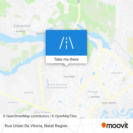 Rua Uniao Da Vitoria map