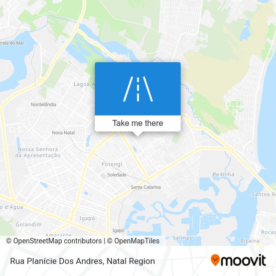 Rua Planície Dos Andres map