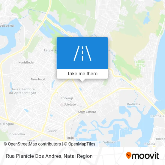 Rua Planície Dos Andres map