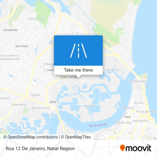 Rua 12 De Janeiro map