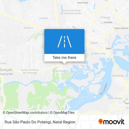 Rua São Paulo Do Potengi map