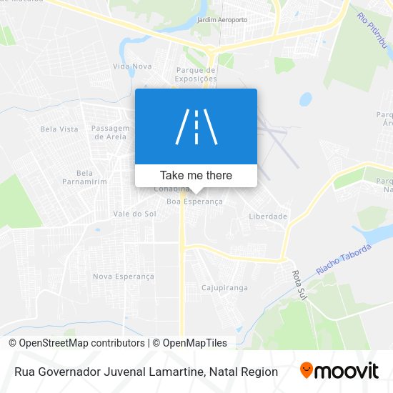 Rua Governador Juvenal Lamartine map