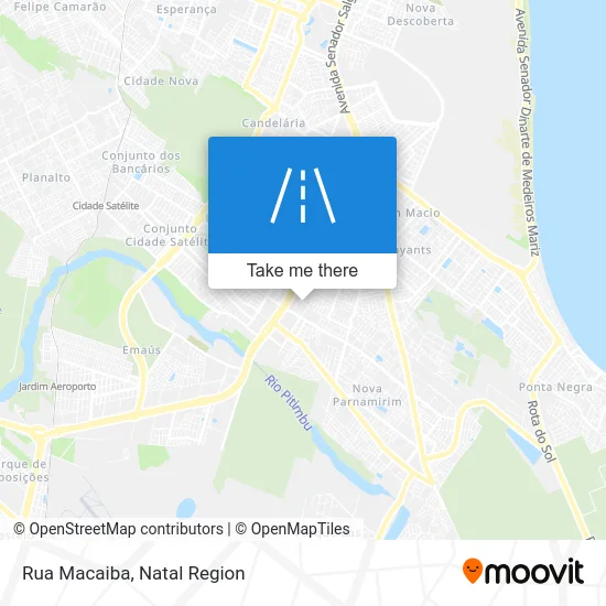 Rua Macaiba map