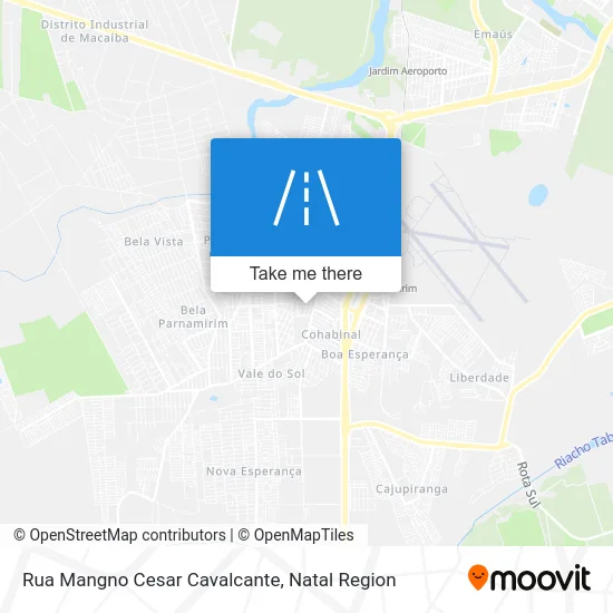 Rua Mangno Cesar Cavalcante map