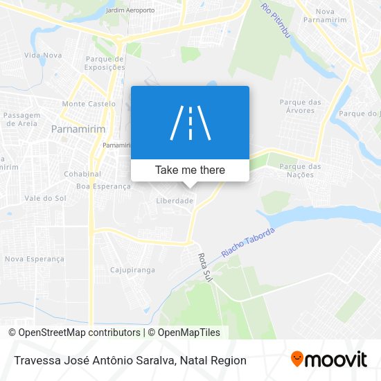 Travessa José Antônio Saralva map