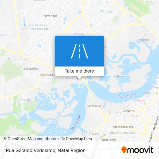 Rua Geraldo Verissimo map