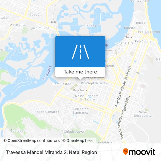 Travessa Manoel Miranda 2 map