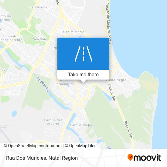 Rua Dos Muricies map