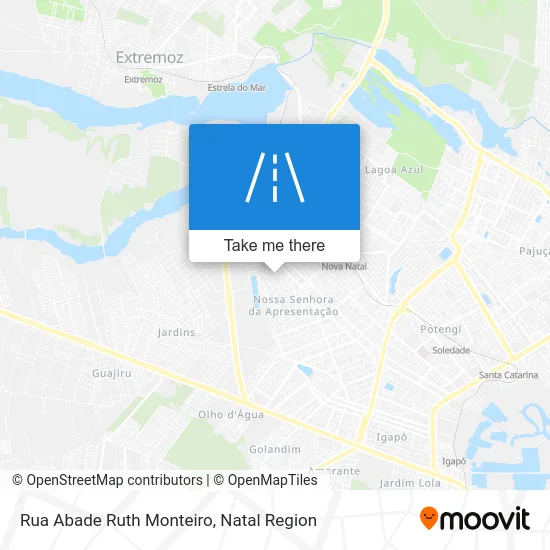 Rua Abade Ruth Monteiro map