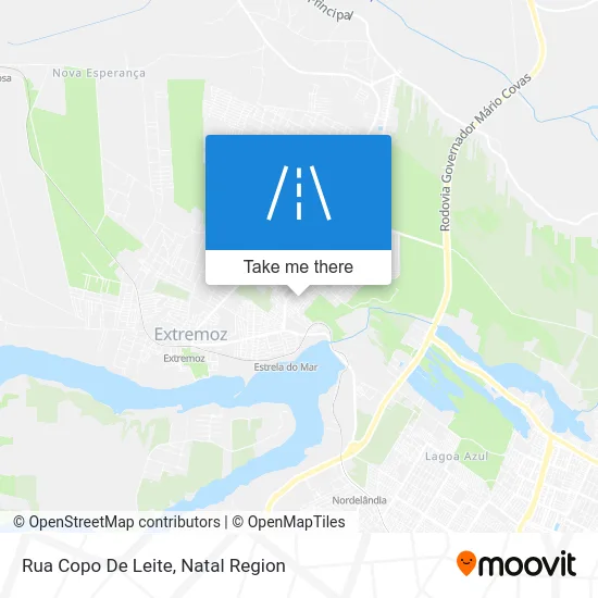 Rua Copo De Leite map