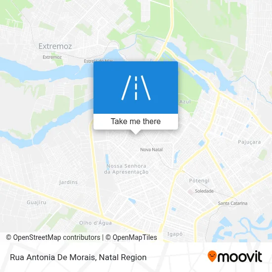 Rua Antonia De Morais map