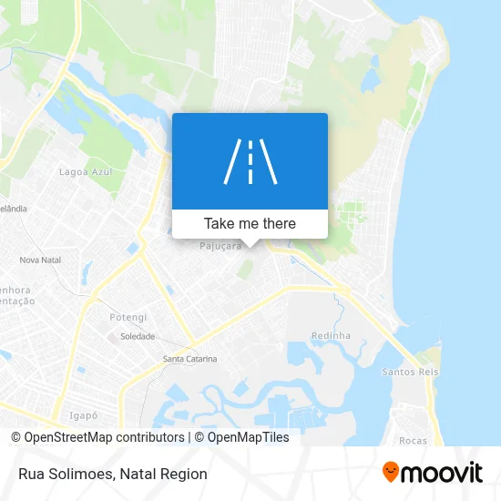 Rua Solimoes map