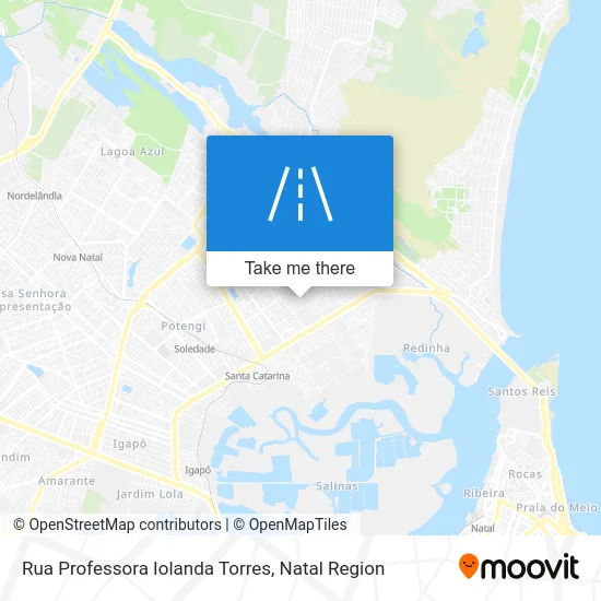 Rua Professora Iolanda Torres map