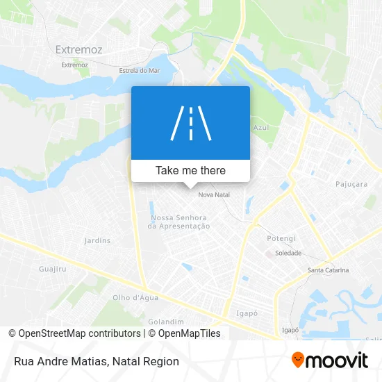 Rua Andre Matias map