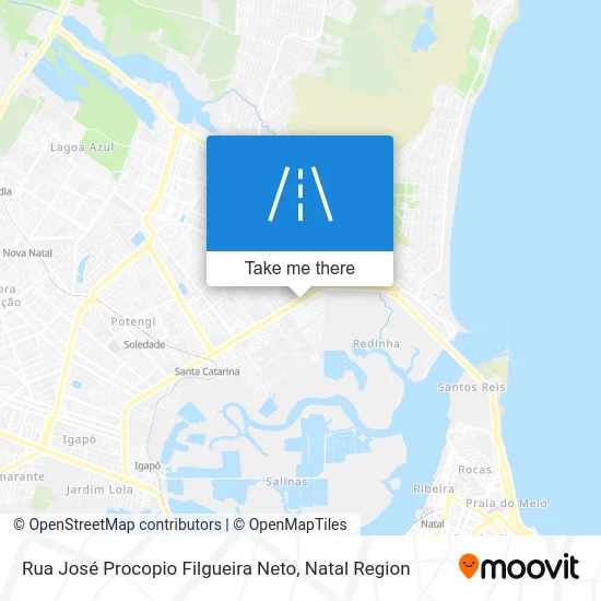 Rua José Procopio Filgueira Neto map