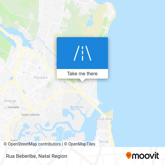 Rua Beberibe map