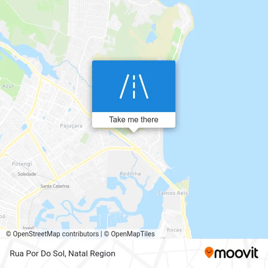 Rua Por Do Sol map