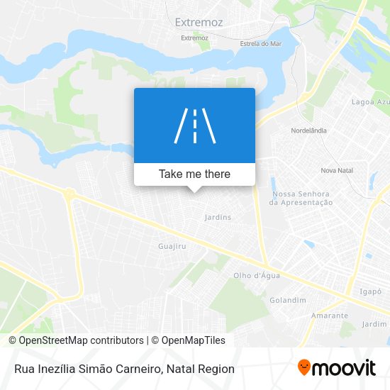 Rua Inezília Simão Carneiro map