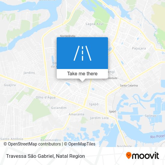 Travessa São Gabriel map