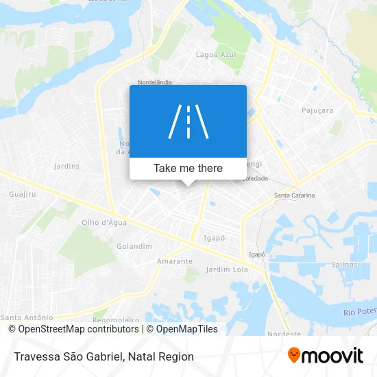 Travessa São Gabriel map