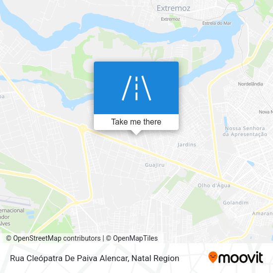 Rua Cleópatra De Paiva Alencar map
